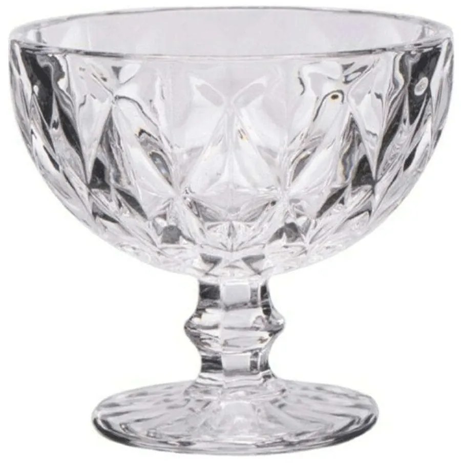 Μπωλ Παγωτού Kare 52.705.23 310ml Φ12cm Clear Cryspo Trio Glass