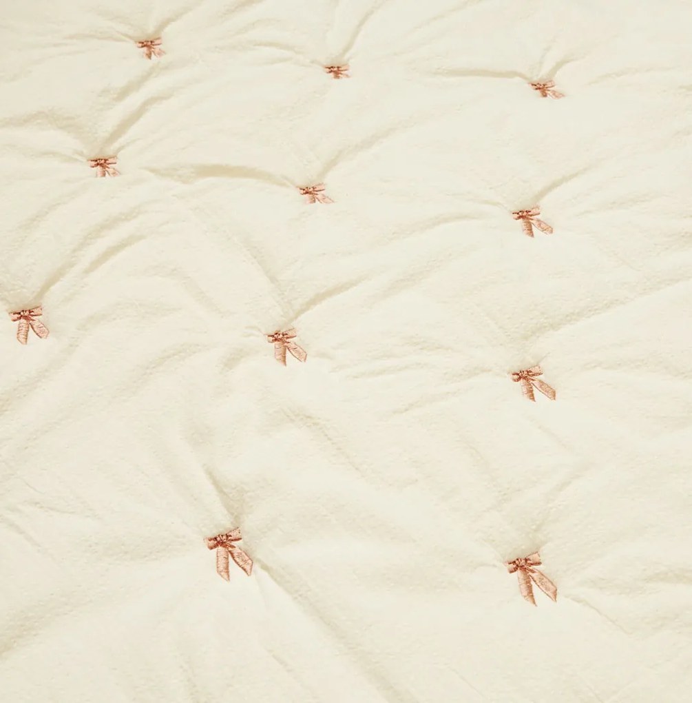 Cam Cam Κουβέρτα κεντημένη Bows