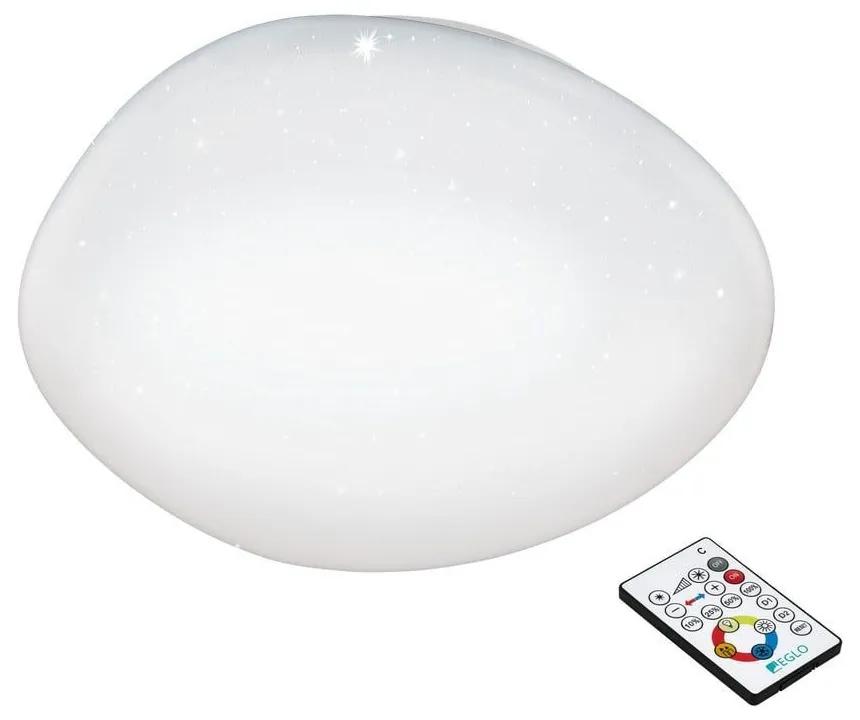 Φωτιστικό Οροφής Πλαφονιέρα Led Με Τηλεχειριστήριο Sileras-A 98227 White Eglo Μέταλλο,Πλαστικό
