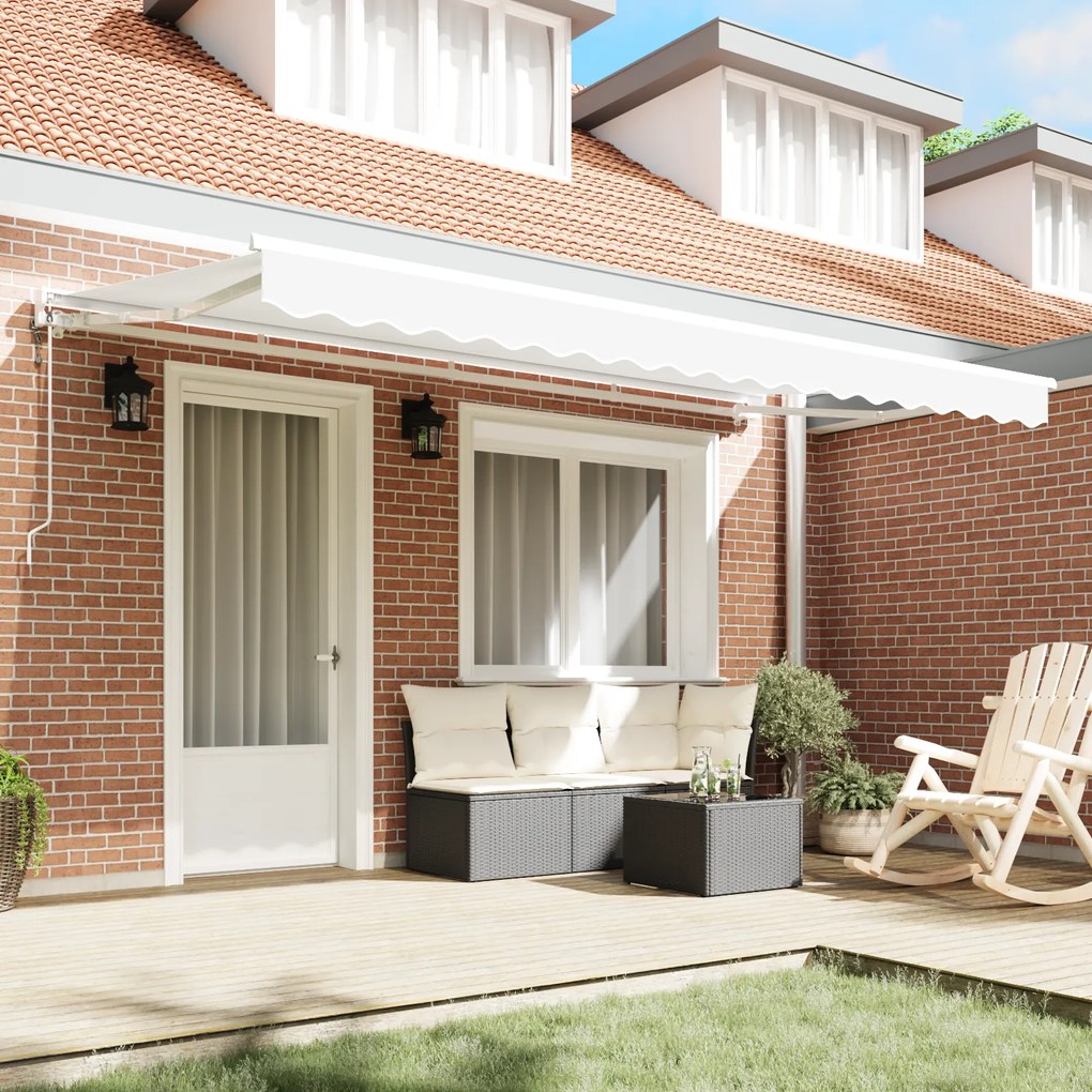vidaXL Σκηνίτσα Αναδιπλούμενη Λευκό 400x200 cm ύφασμα
