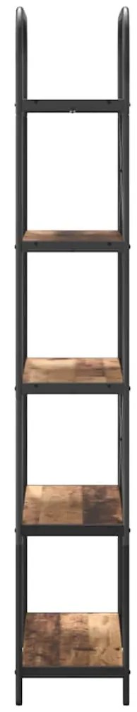 vidaXL Ράφι Βιβλίων Παλιό ξύλο 80 x 30 x 183 εκ Επεξεργασμένο ξύλο