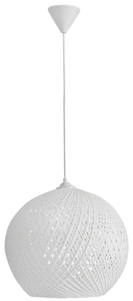 Φωτιστικό Οροφής Μονόφωτο Heronia Silk 31-1142 Rope White