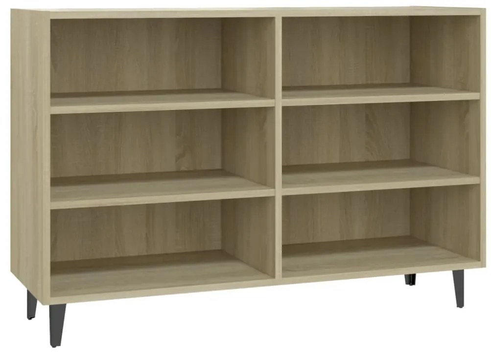 vidaXL Ραφιέρα Sonoma Δρυς 103,5 x 35 x 70 εκ. από Επεξεργ. Ξύλο