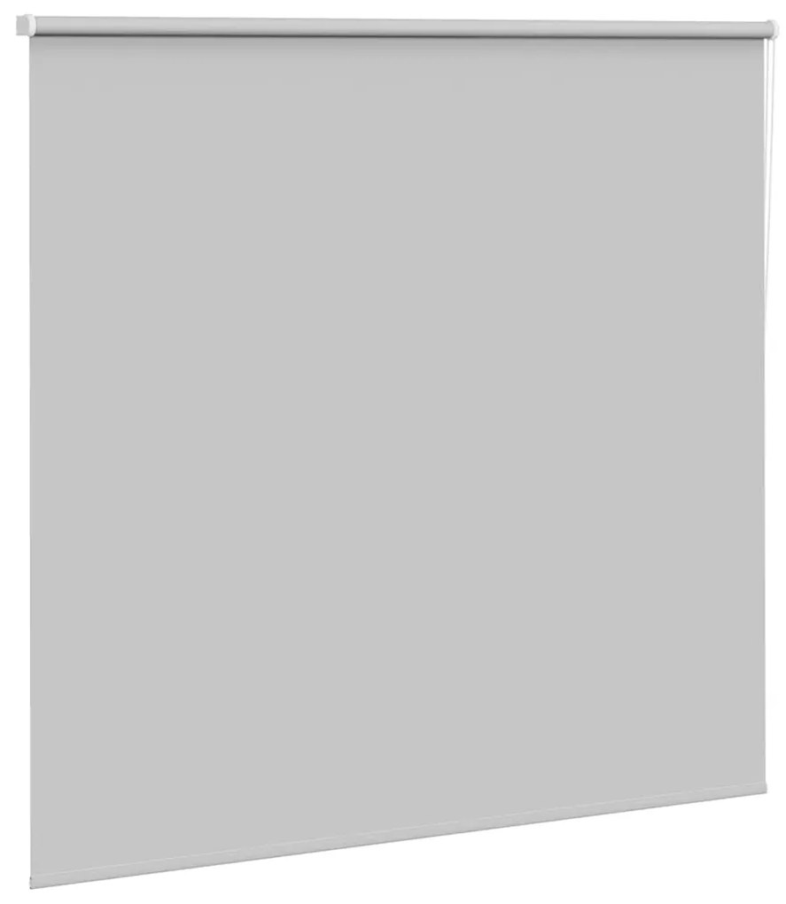 vidaXL Roller Blind Blackout ανοιχτό γκρι 155x130 cm Πλάτος υφάσματος