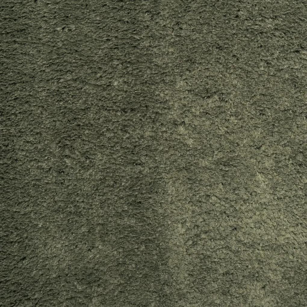 Χαλί HUARTE με Κοντό Πέλος Μαλακό/ Πλενόμενο 160x160 εκ. - Πράσινο