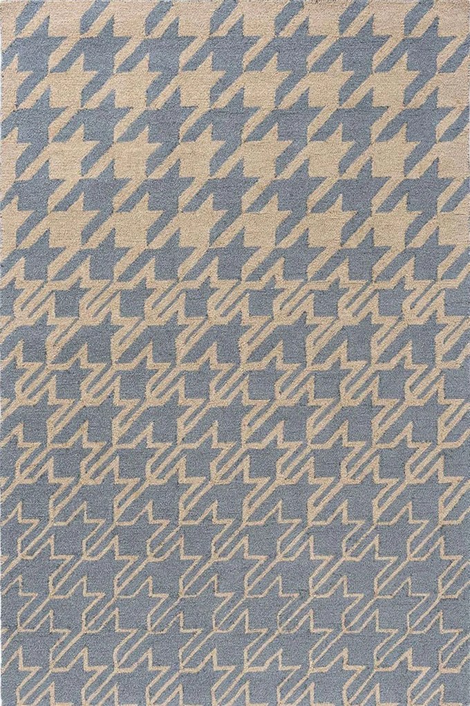 Χαλί Houndstooth 455708 Washed Blue Ted Baker 250X350cm