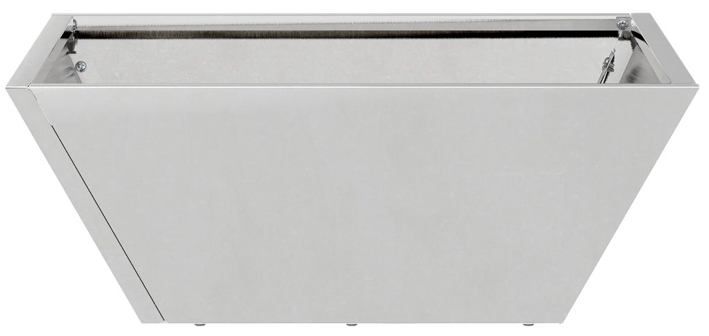 vidaXL Γλάστρα χάλυβα Γαλβανισμένος χάλυβας 40 x 40 x 15 cm
