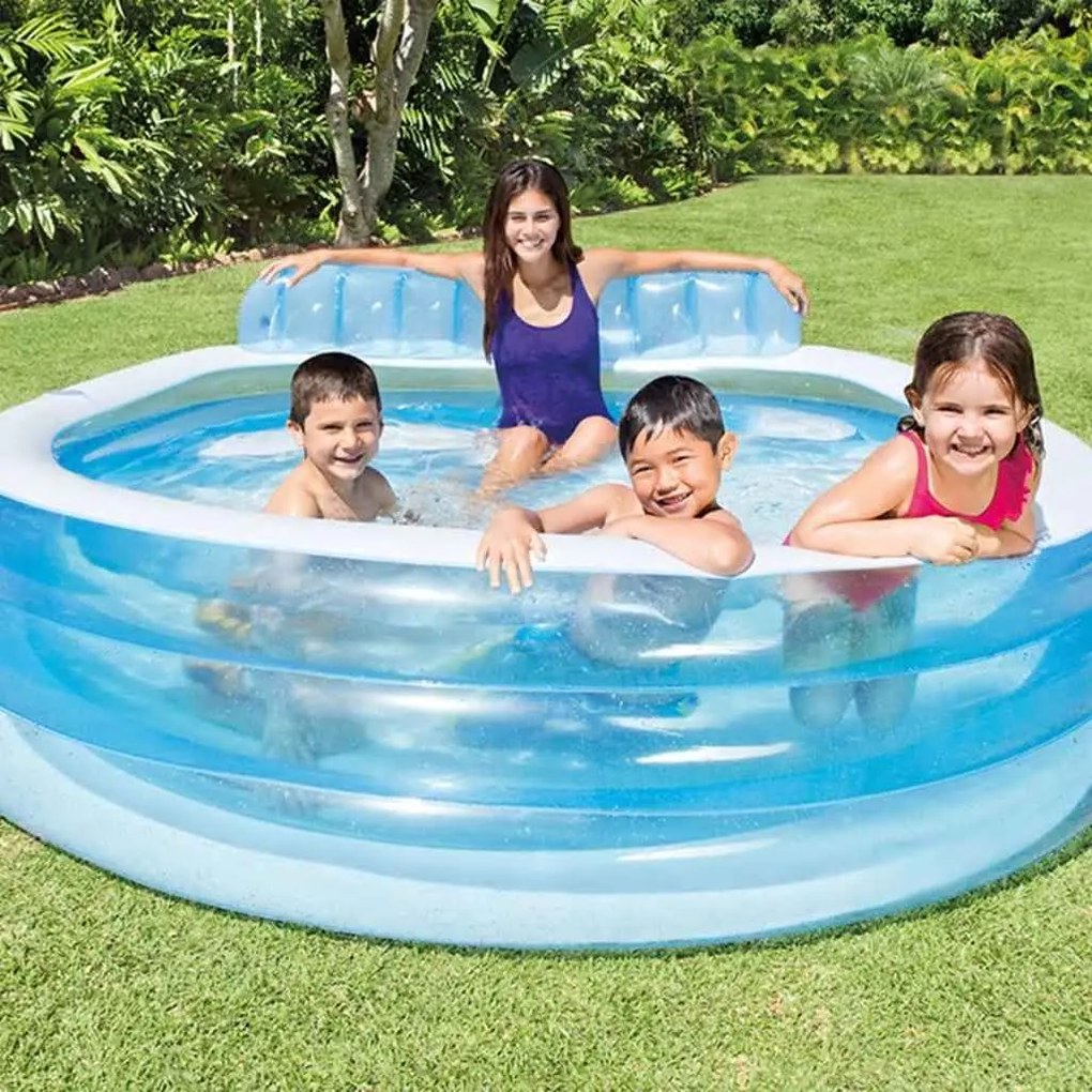 INTEX Πισίνα Φουσκωτή Swim Center Family Lounge Pool 57190NP