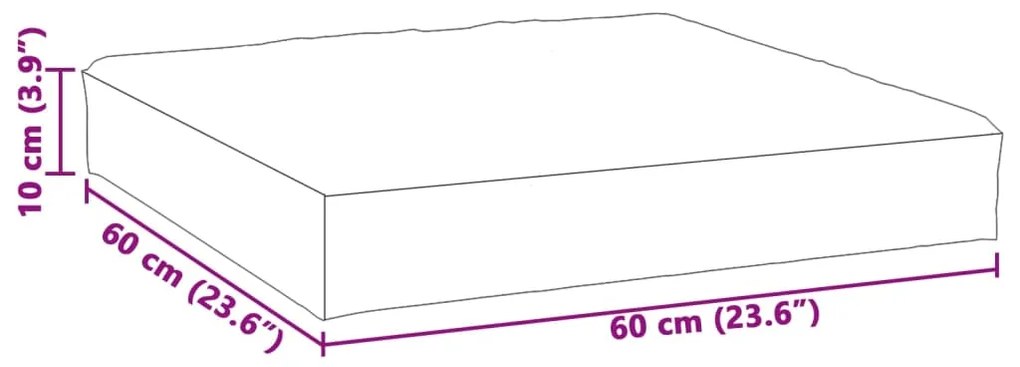 ΜΑΞΙΛΑΡΙ ΠΑΛΕΤΑΣ ΚΡΕΜ 60 X 60 X 10 ΕΚ. ΎΦΑΣΜΑ 4002665