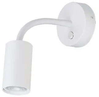 Απλίκα Φωτιστικό Τοίχου 1xGU10 Reading Light Εύκαμπτο Σποτ Eye Flex S Nowodvorski-9070-Λευκό 9070