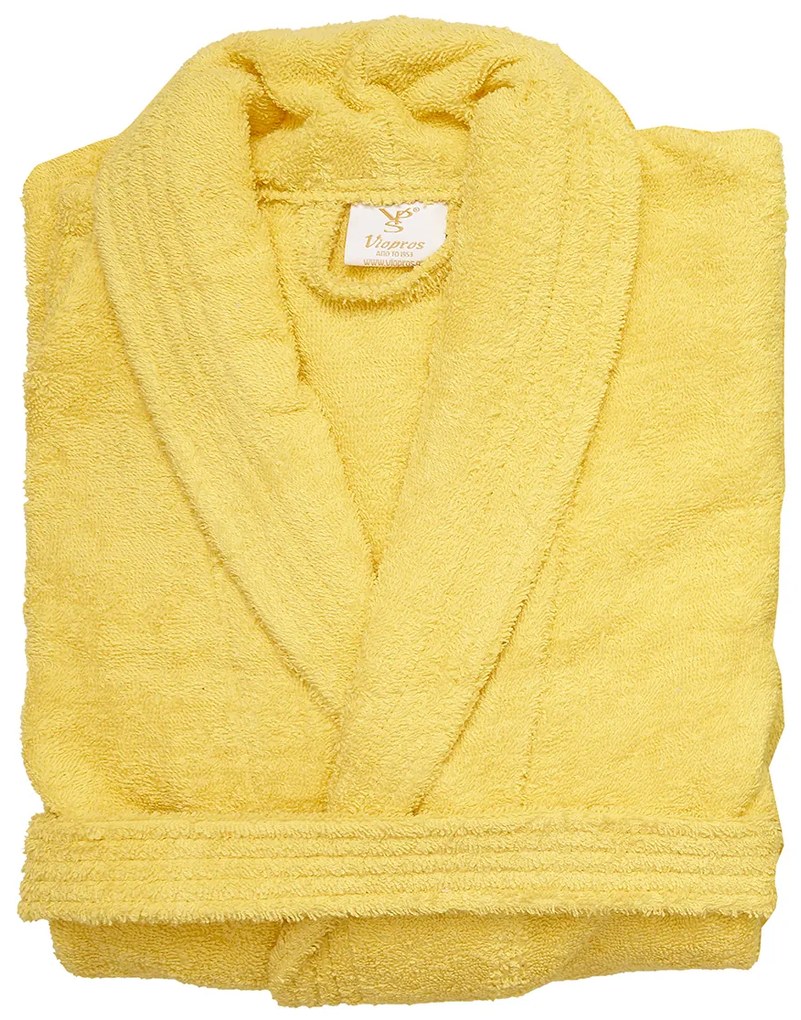 Μπουρνούζι Viopros Classic Bathrobes Κίτρινο Κίτρινο X-LARGE