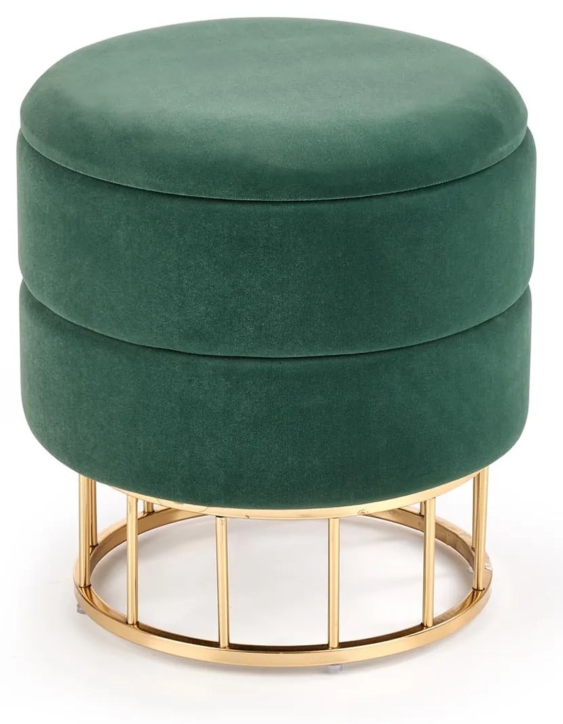 MINTY stool, color: dark green DIOMMI V-CH-MINTY-PUFA-C.ZIELONY