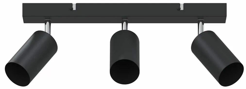 vidaXL Σποτ οροφής Μαύρο 38 x 5.5 x 16.5 εκ Ατσάλι
