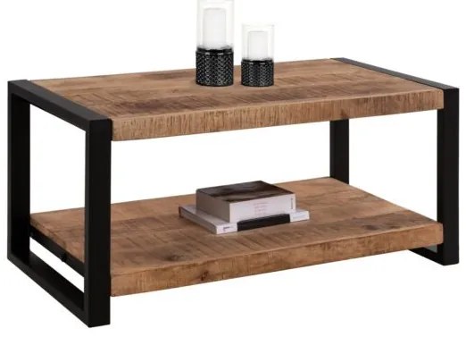 ΤΡΑΠΕΖΙ ΣΑΛΟΝΙΟΥ GATLIN HM8486.11 ΑΠΟ ΜΑΣΙΦ ΞΥΛΟ MANGO 100x45x45,5Υ εκ.