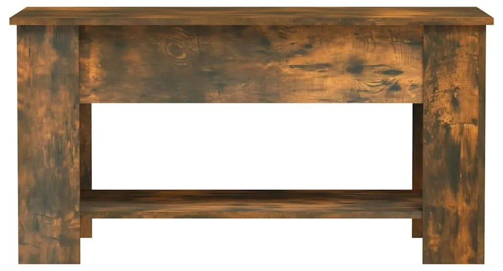vidaXL Τραπεζάκι Σαλονιού Καπνιστή Δρυς 101x49x52 εκ. Επεξεργ. Ξύλο