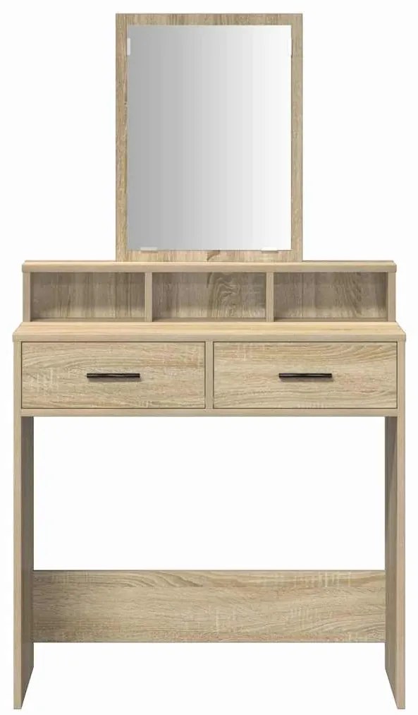 vidaXL Κομμό Υπνοδωματίου με συρτάρι Δρύς Sonoma 79 x 41 x 140 εκ.