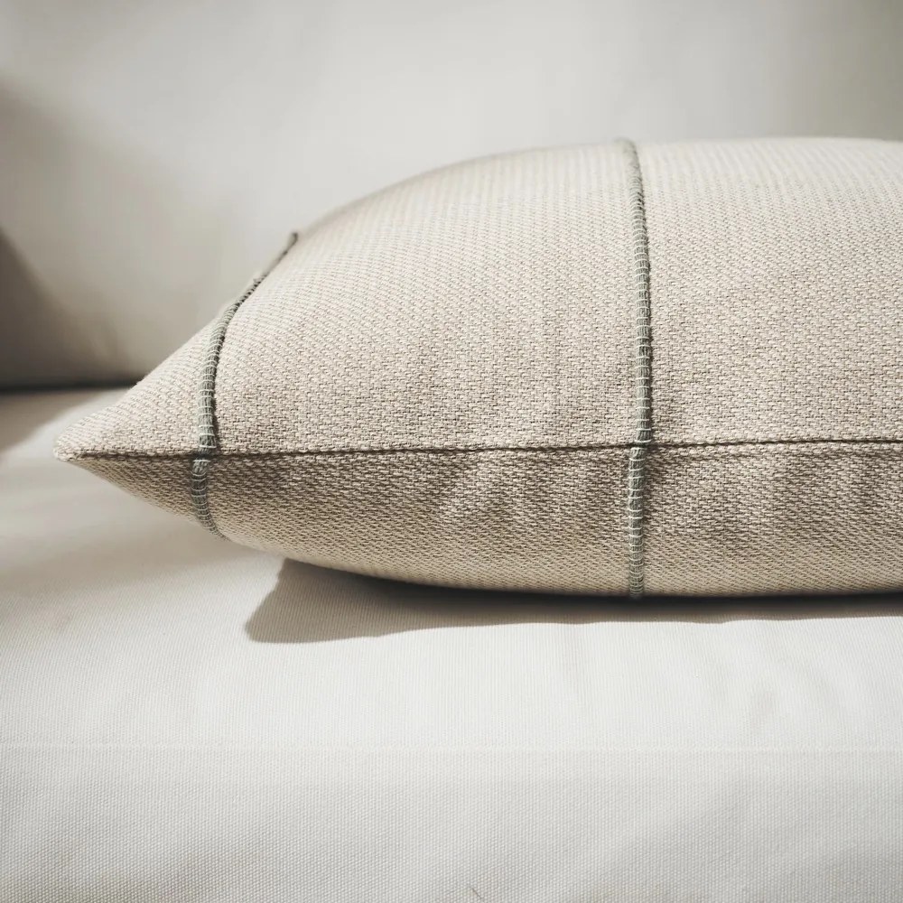 Μαξιλαροθήκη 43x43cm GOFIS HOME  Rabia Beige/Green 321/18