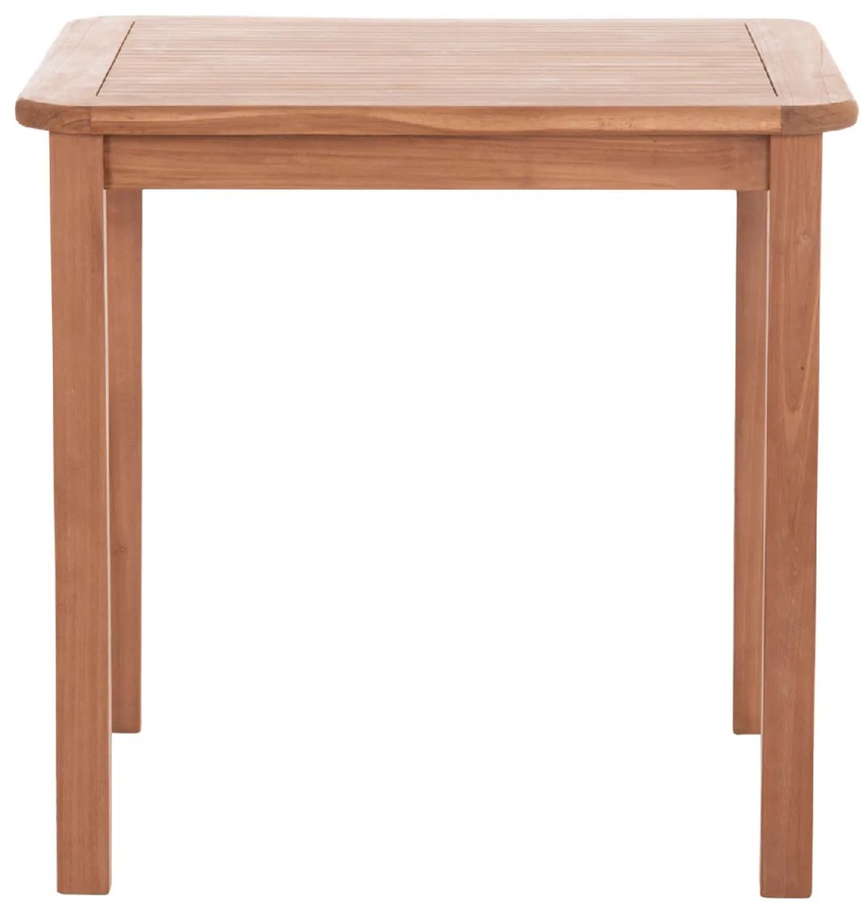 ΤΡΑΠΕΖΙ ΤΕΤΡΑΓΩΝΟ PRESSCOT HM18122 ΞΥΛΟ TEAK--ΦΥΣΙΚΟ 80x80x76Υεκ.