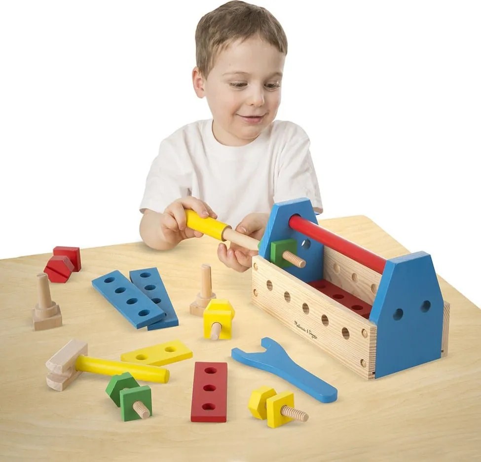 Ξύλινο Βαλιτσάκι με Εργαλεία &amp; Βίδες  10494 Melissa &amp; Doug