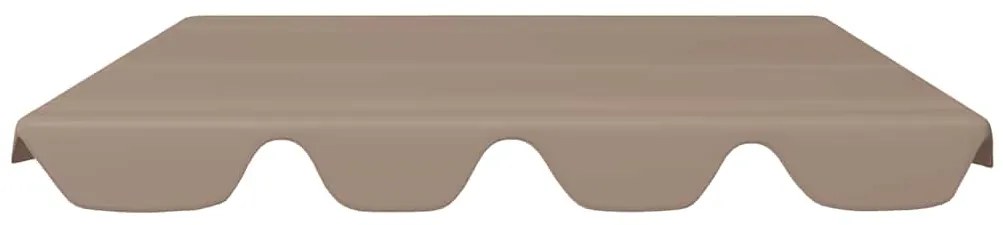 vidaXL Πανί Ανταλλακτικό για Κούνια Κήπου Taupe 188/168 x 145/110 εκ.