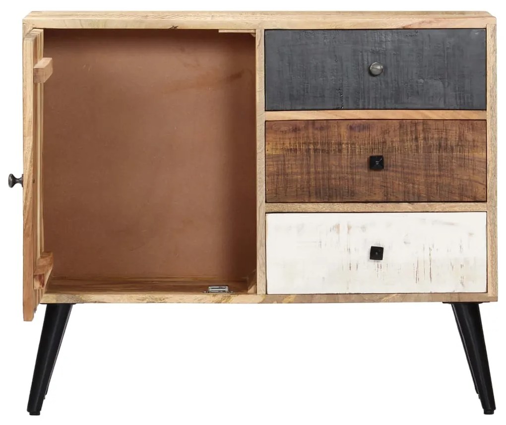 vidaXL Ντουλάπι με Συρτάρια 88 x 30 x 73 εκ. από Μασίφ Ξύλο Μάνγκο