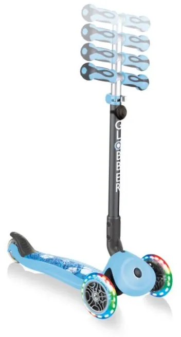 Globber Scooter Go-Up Deluxe Fantasy Lights Pastel Blue