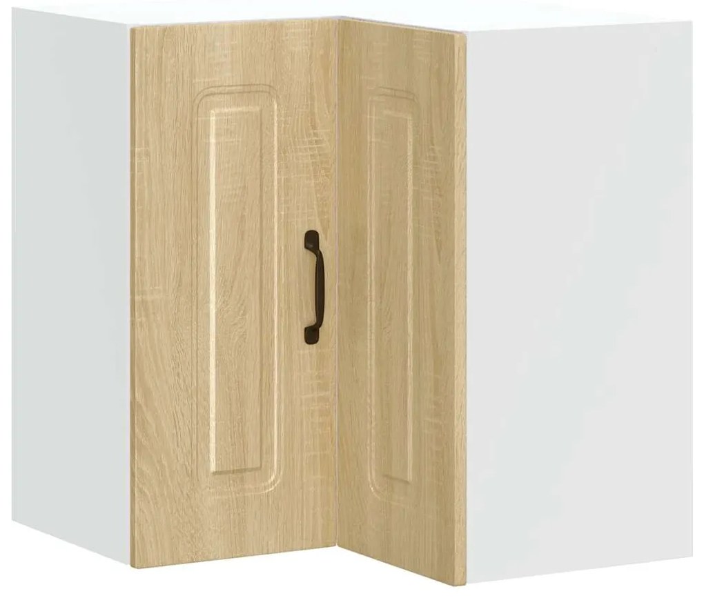 Γωνιακό ντουλάπι κουζίνας "Kalmar" Sonoma Oak Engineered Wood - Καφέ