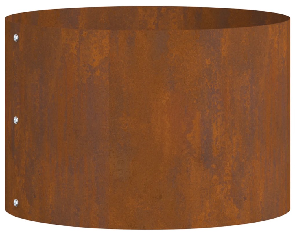 vidaXL Ζαρντινιέρες κήπου 5 pcs Καφέ 30 x 30 x 20 cm Ατσάλι corten