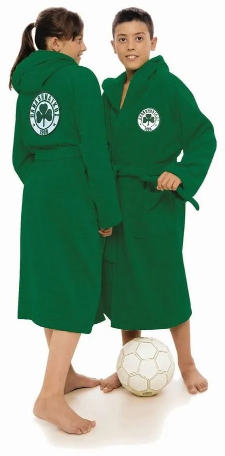 Μπουρνούζι Παιδικό Panathinaikos Young Green Palamaiki