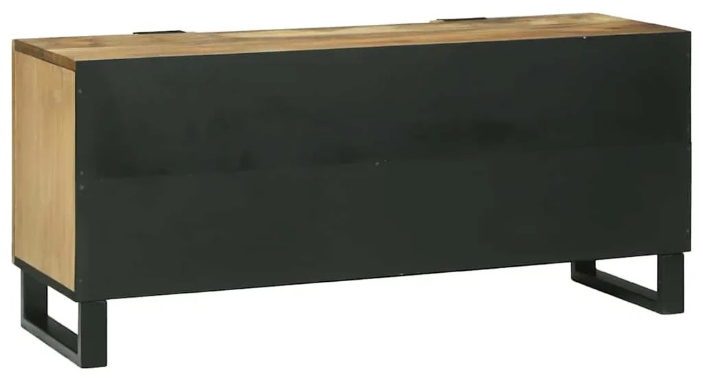 vidaXL Ντουλάπα TV με συρτάρι Καφέ 105 x 33 x 46 εκ Μασίφ ξύλο μάνγκο