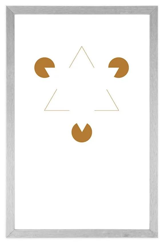 Αφίσα με παρπαστού και απλό σχέδιο - 30x45 white