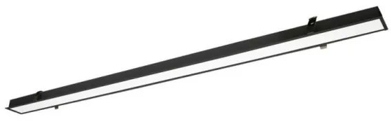 Γραμμικό Χωνευτό Trimless   L1420 3000K Μαύρο Dim. Station Ultra 3911-04142-3-B-D4 Viokef-3911-04142-3-B-D4-Μαύρο 3911-04142-3-B-D4