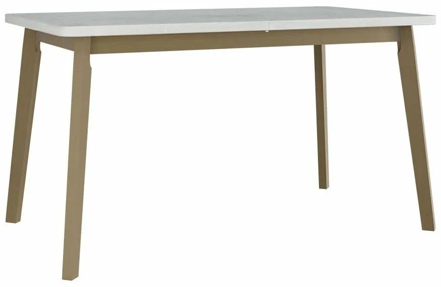 Τραπέζι Victorville 130, Άσπρο, Sonoma οξιά, 75x80x140cm, 30 kg, Επιμήκυνση, Πλαστικοποιημένη μοριοσανίδα, Ξύλο, Μερικώς συναρμολογημένο, Ξύλο: Οξιά