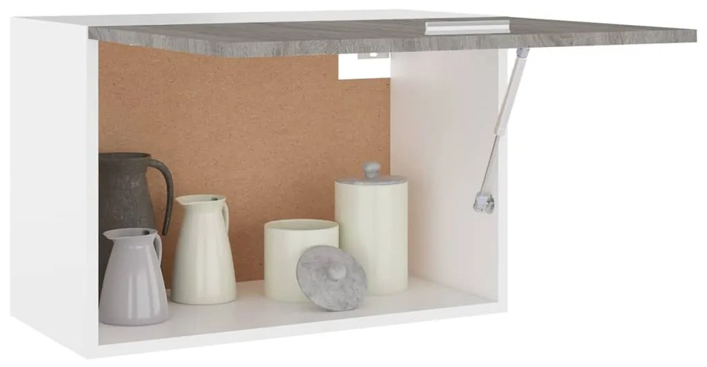 vidaXL Κρεμαστό Ντουλάπι "Lyon" Γκρι Sonoma 60x31x40 εκ. από Τεχνητό Ξύλο