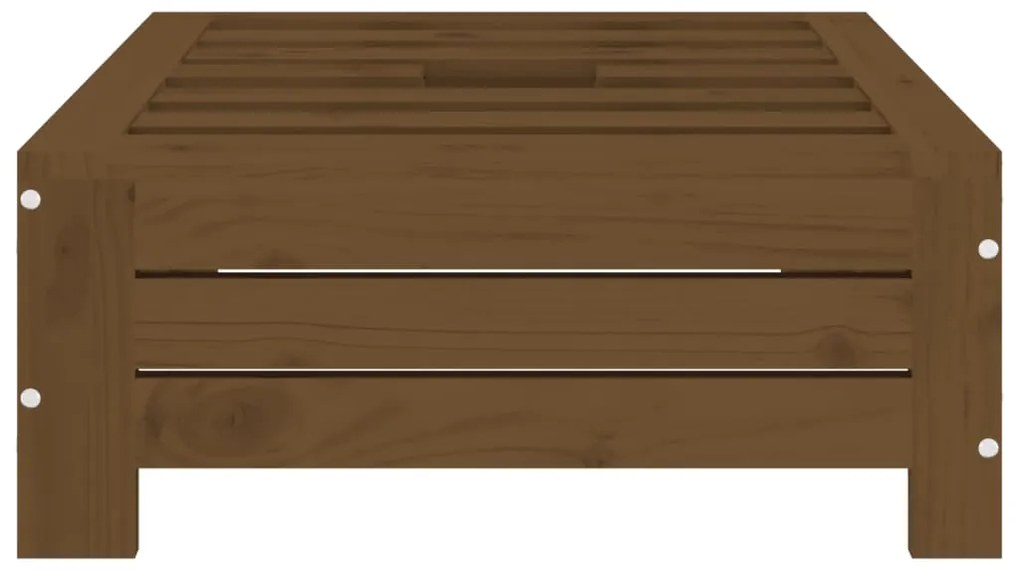 vidaXL Κάλυμμα Βάσης Ομπρέλας Καφέ Μελί από Μασίφ Ξύλο Πεύκου