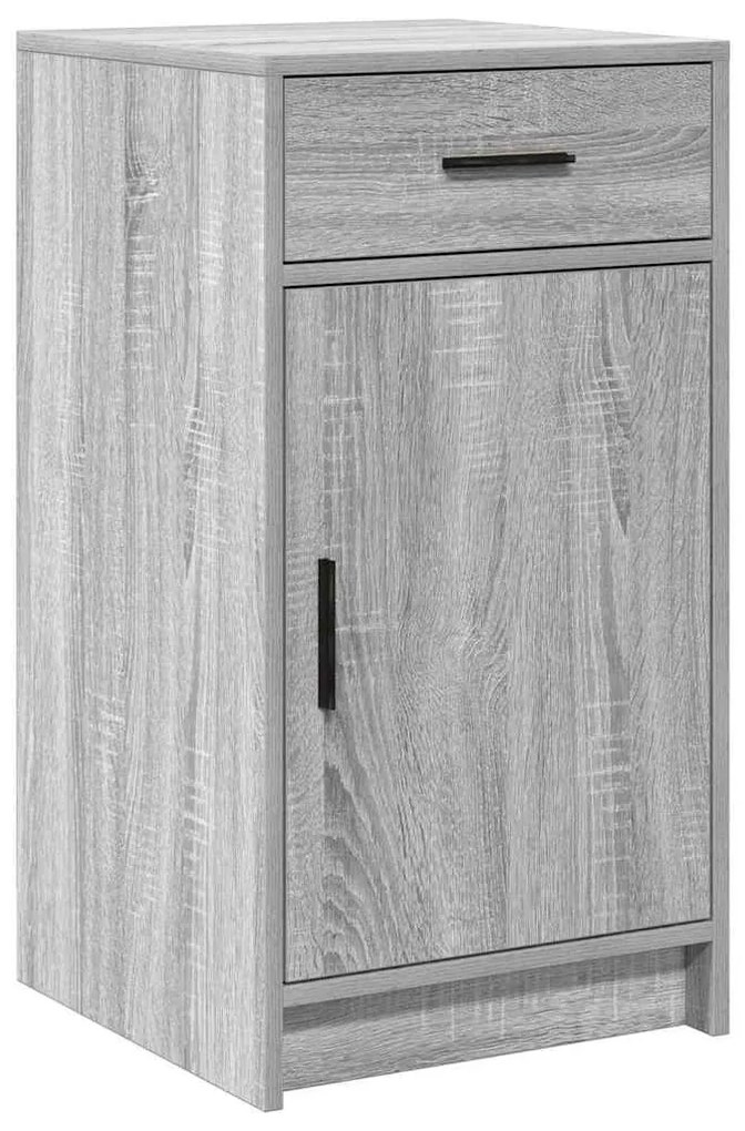 vidaXL Τραπέζι περιποίησης με συρτάρι 2 pcs Γκρι 40 x 41 x 75 εκ