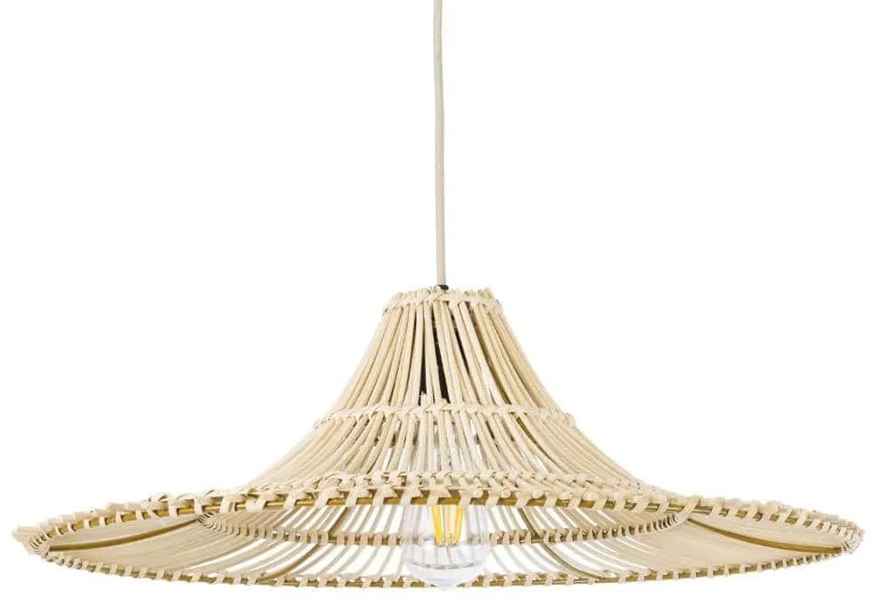 Φωτιστικό Οροφής Palermo Boho 02208 Φ60x20cm 1xE27 Beige GloboStar