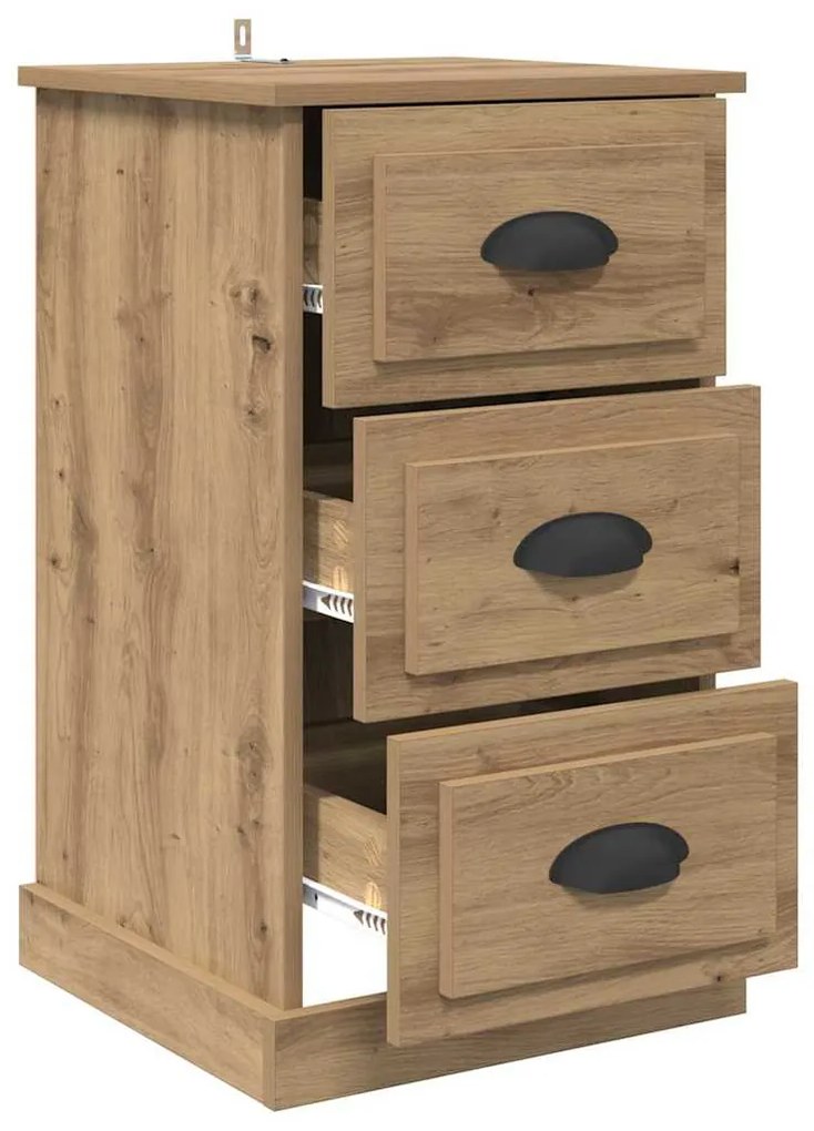 vidaXL Κομοδίνο Artisan Oak 39 x 39 x 67,5 εκ. Επεξεργασμένο ξύλο