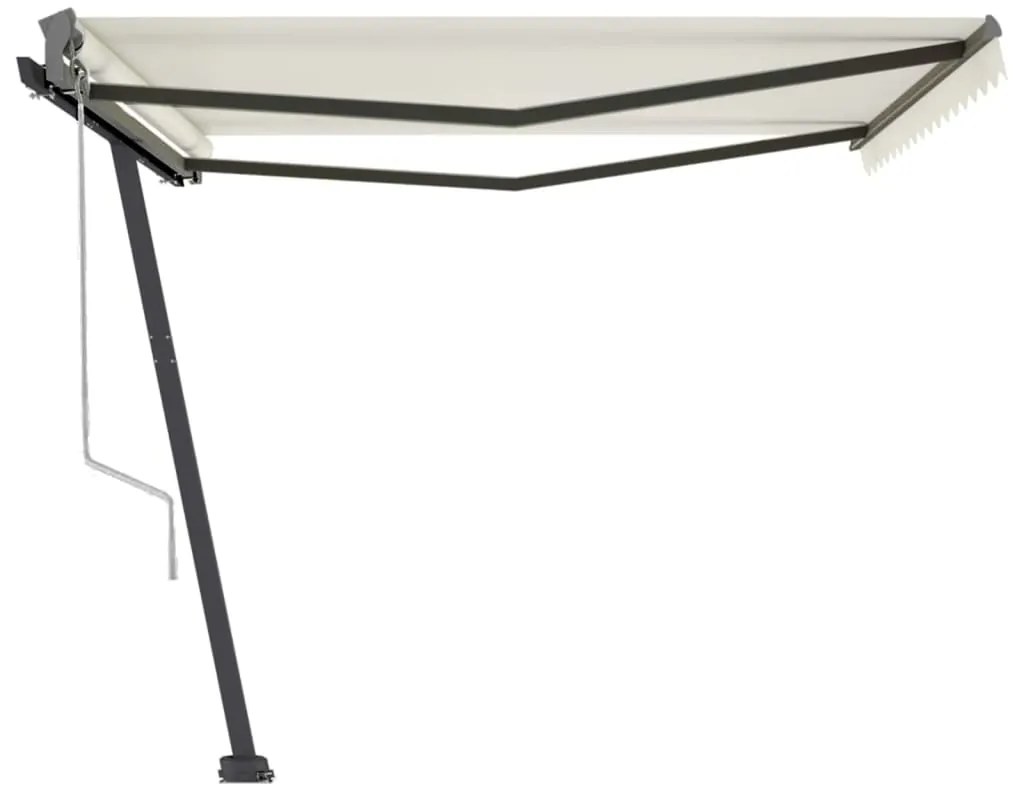 vidaXL Τέντα Αυτόματη Ανεξάρτητη Κρεμ 400 x 350 εκ.
