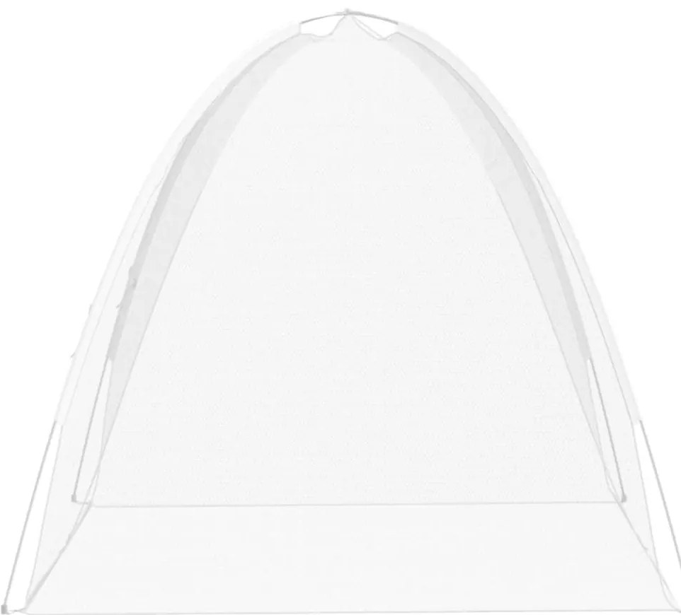 vidaXL Κουνουπιέρα Mongolia με Πόρτες 200 Δίχτυ Λευκό 200x150x140 εκ.