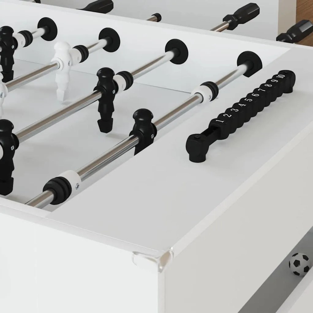 vidaXL Τραπέζι Ποδιού 2 pcs Λευκό 146,5 x 74 x 85 εκ.