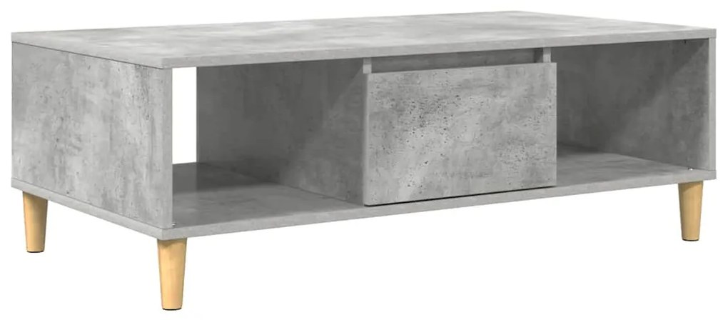 vidaXL Τραπεζάκι σαλονιού Σκυρόδεμα Γκρι 103,5 x 60 x 35 εκ