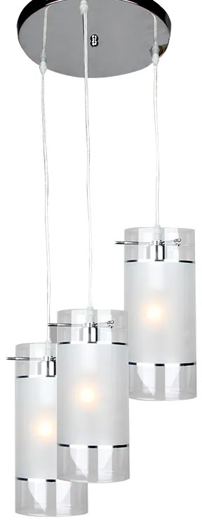 Φωτιστικό Κρεμαστο Aca FW50673 MANE Ασημί (Silver Coloured)