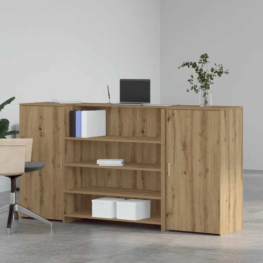 vidaXL Γραφείο υποδοχής 200x50x103,5 εκ. Επεξεργασμένο Ξύλο