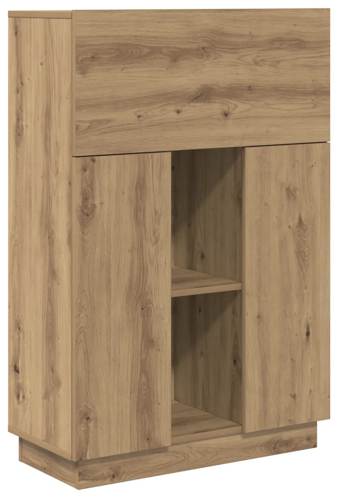 vidaXL Γραφείο artisan δρυς 71.5 x 31.5 x 106.5 εκ Επεξεργασμένο ξύλο