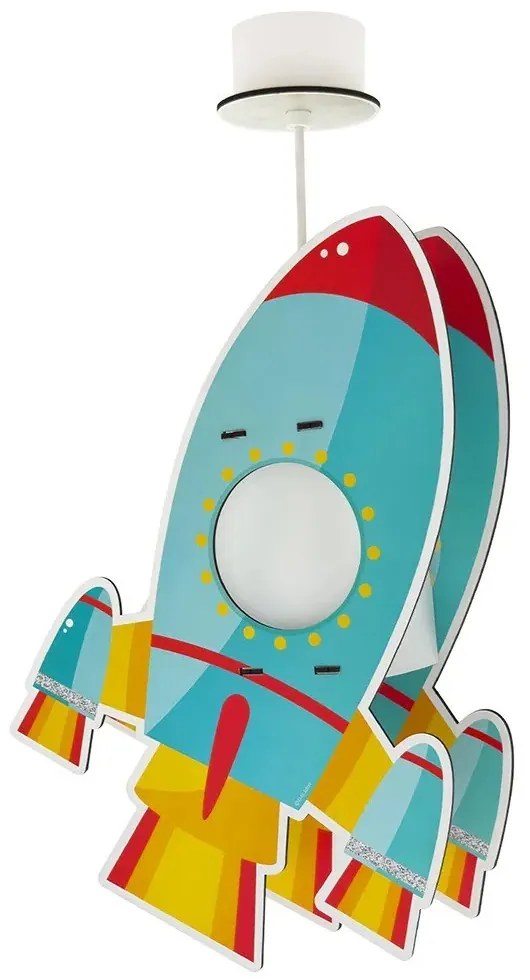 Φωτιστικό Οροφής Παιδικό Rocket 63357 E27 39×34cm Multi Ango