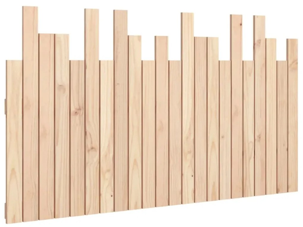 vidaXL Κεφαλάρι Επιτοίχιο 140x3x80 εκ. από Μασίφ Ξύλο Πεύκου