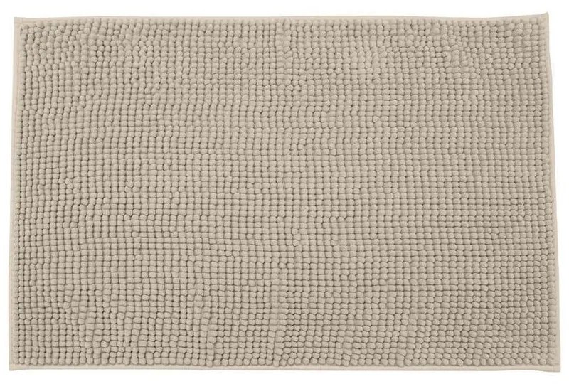 Ταπέτο Μπάνιου Beads 02-20712 80x50cm Taupe Estia 50 X 80 Πολυέστερ