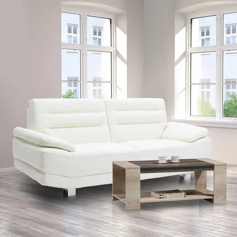 Τραπέζι σαλονιού OLYMPUS pakoworld χρώμα castillo-toro 110x51x42,5εκ