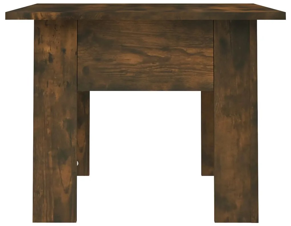 vidaXL Τραπεζάκι Σαλονιού Καπνιστή Δρυς 55 x 55 x 42 εκ. Μοριοσανίδα